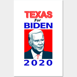 Texas for Biden Posters and Art